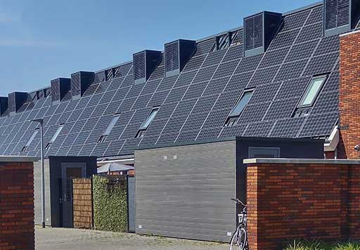 Thuisbatterijen in nieuwbouwwoningen