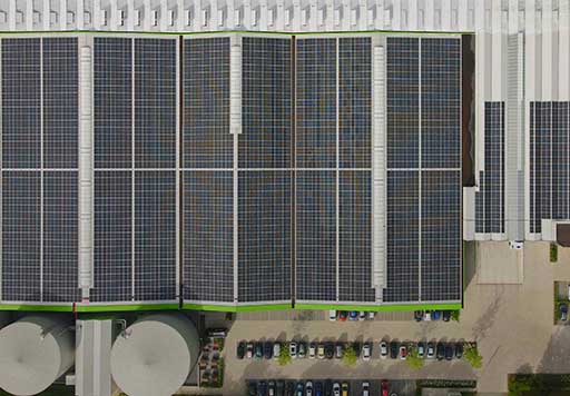 Zonnepanelen op Optiflor