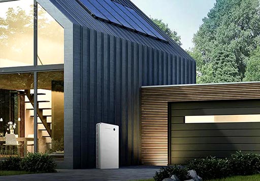Sigenergy SigenStor thuisbatterij op een oprit
