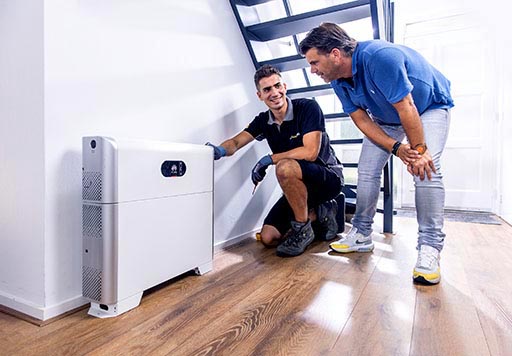 SolarNRG installateur installeert Huawei LUNA2000 thuisbatterij