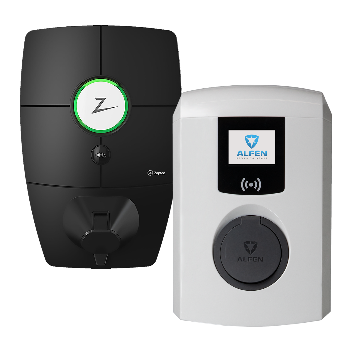 Zaptec en Alfen Pro laadpalen