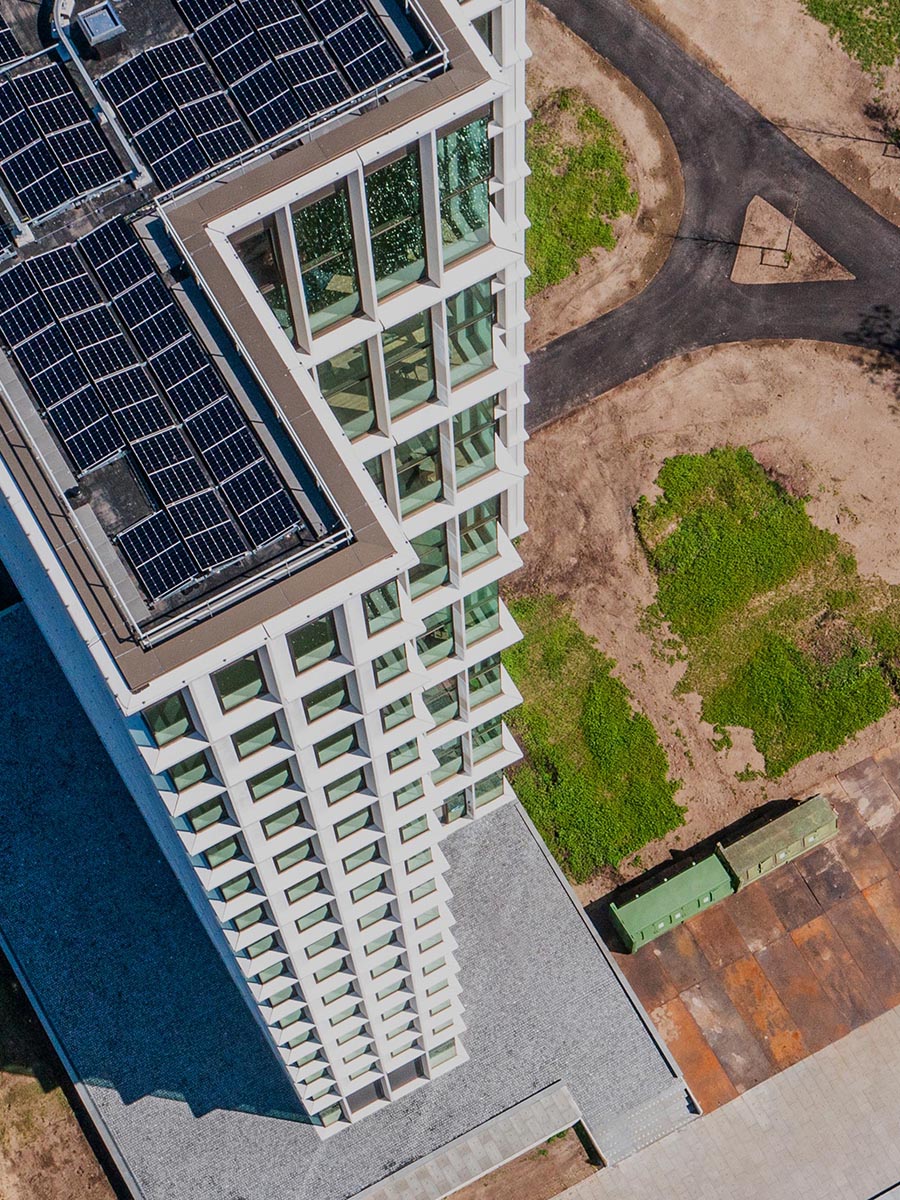 Zonnepanelen op Eindhoven University of Technology TU/e